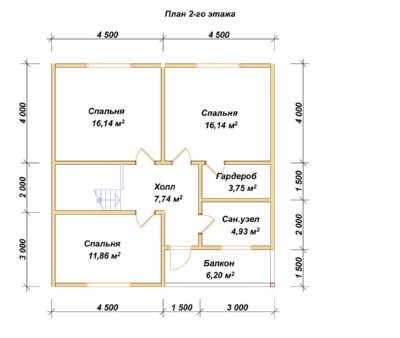План 2-го этажа